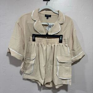 NEW Short Sleeve Pajama Set
